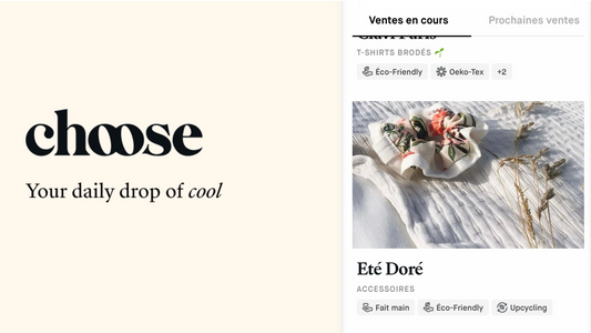Les ventes en ligne avec Choose App