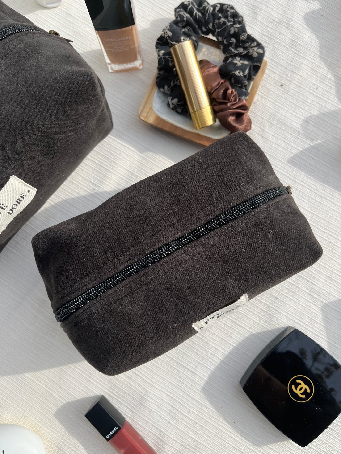 Trousse Carrée Medium - Noir