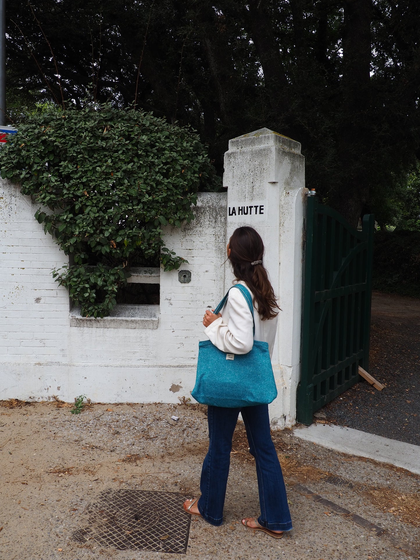 Tote Bag Zippé Poche - Canard