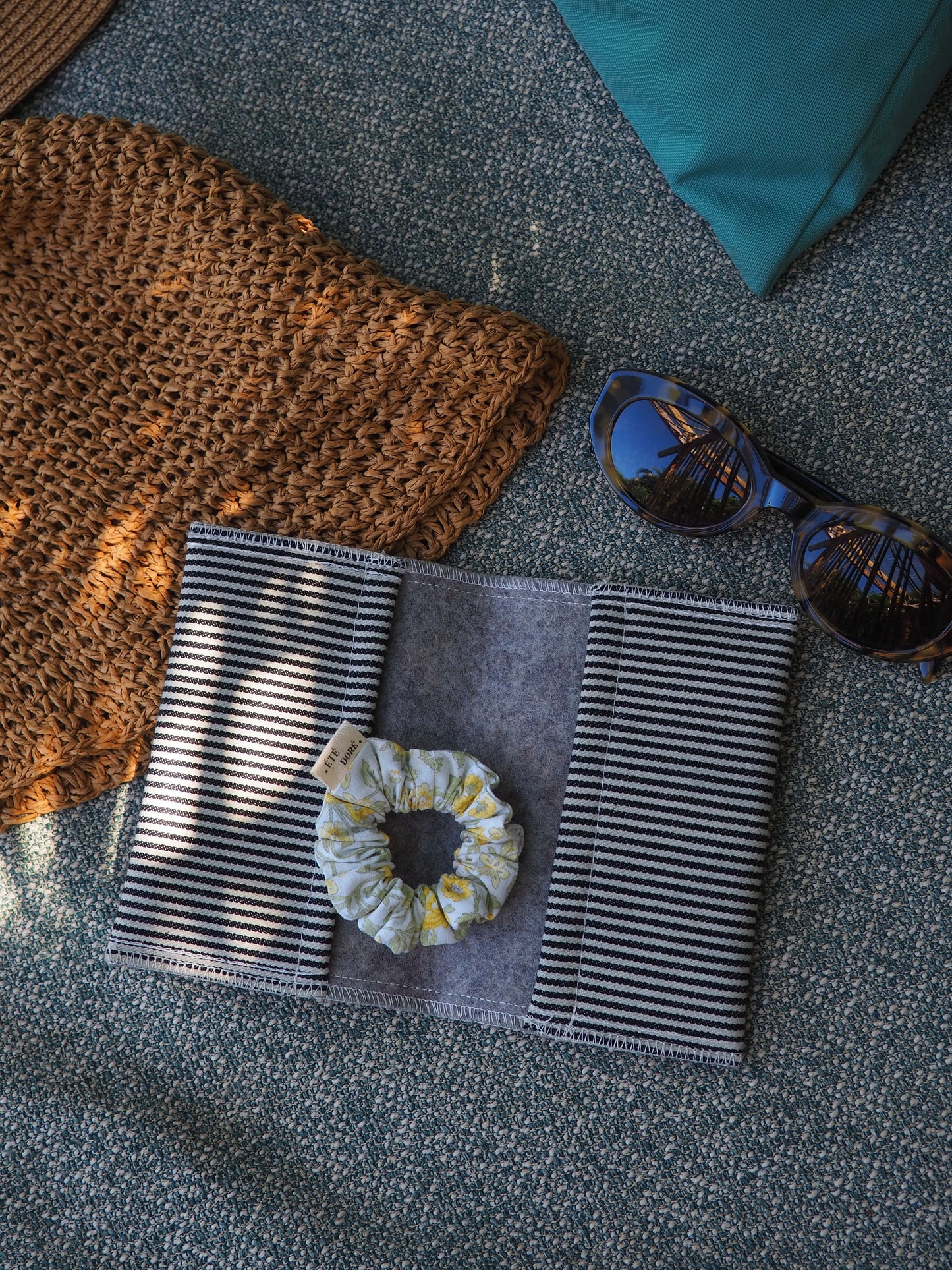 Protège passeport - Jean noir