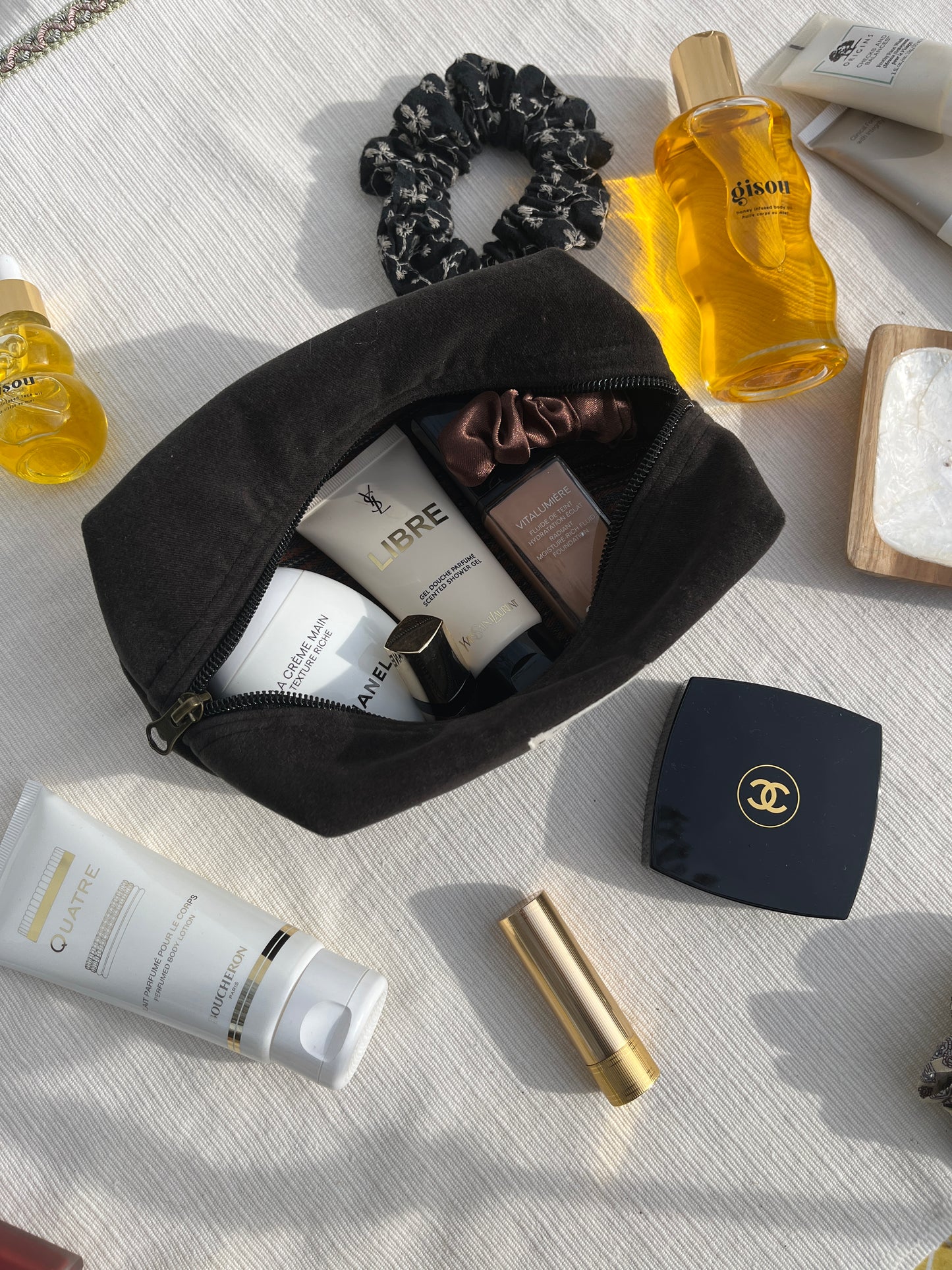 Trousse Carrée Medium - Noir