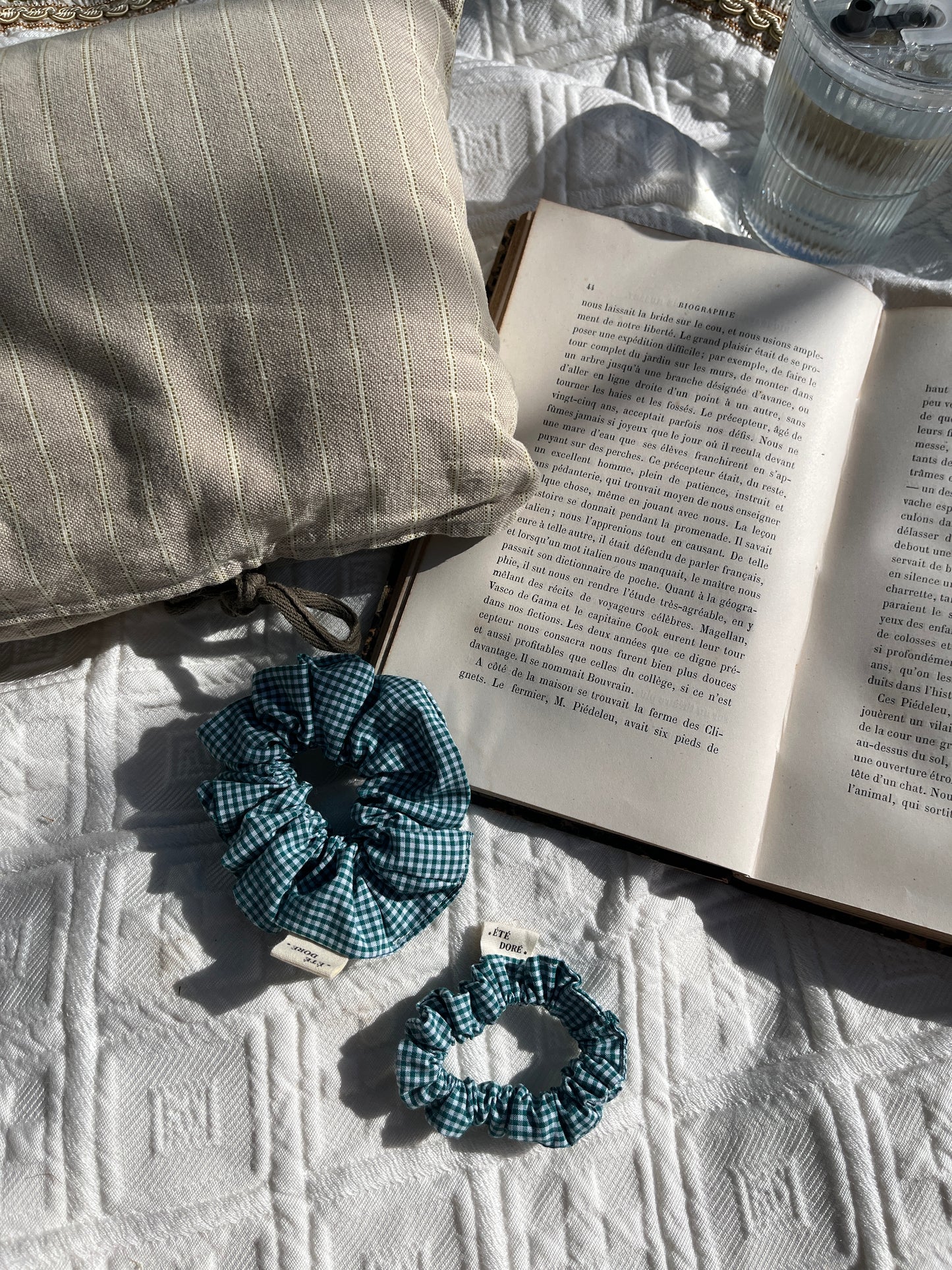 Chouchou Vichy Mini Vert - Classique