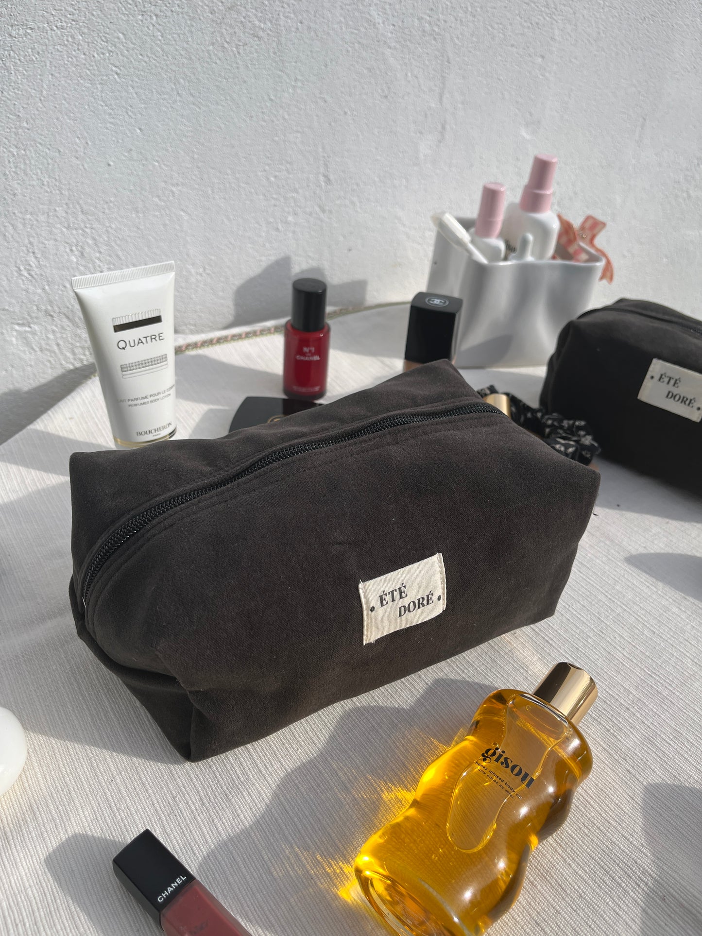 Trousse Carrée Grande - Noir