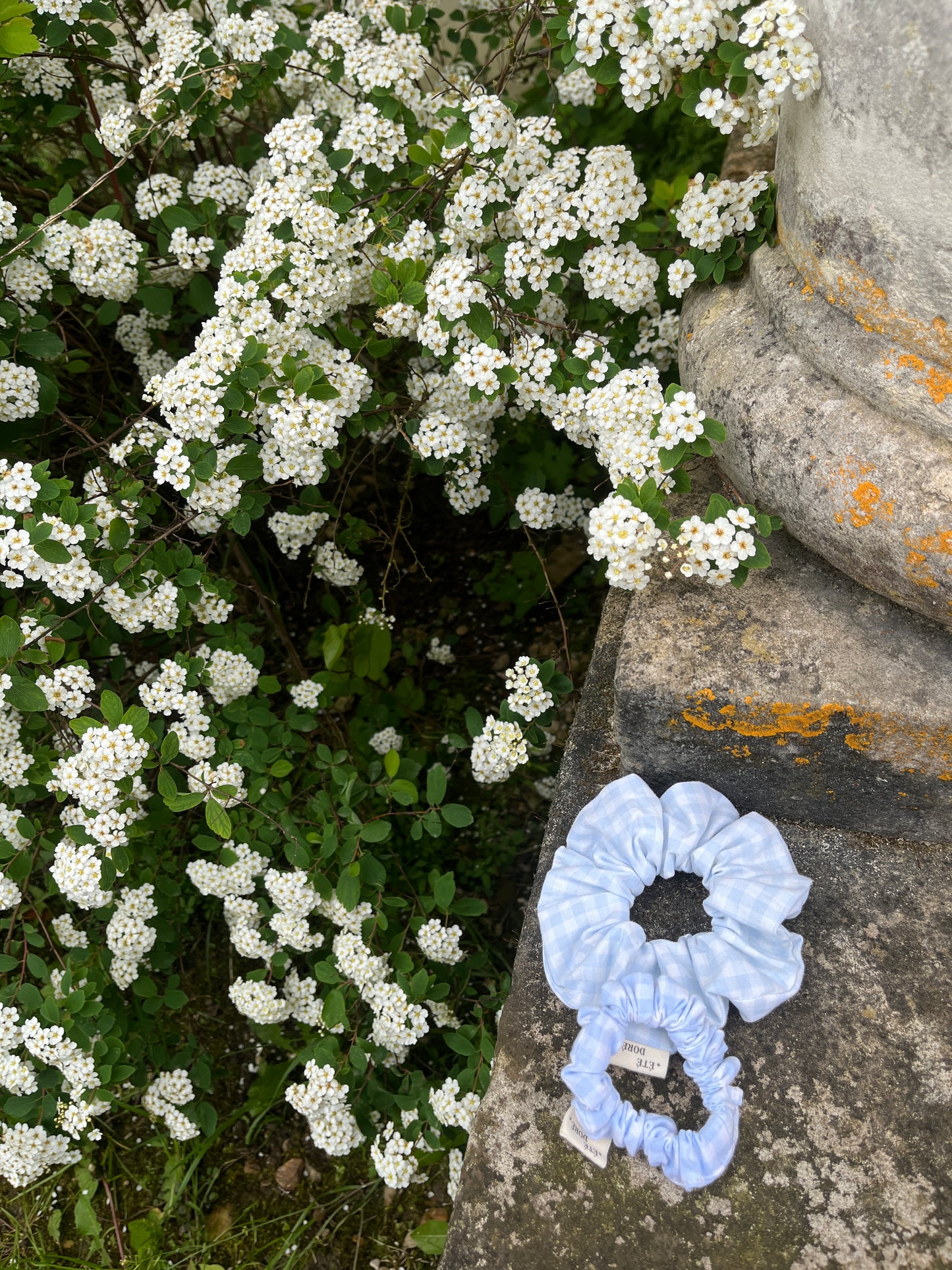 Chouchou Vichy Bleu Clair - Petit