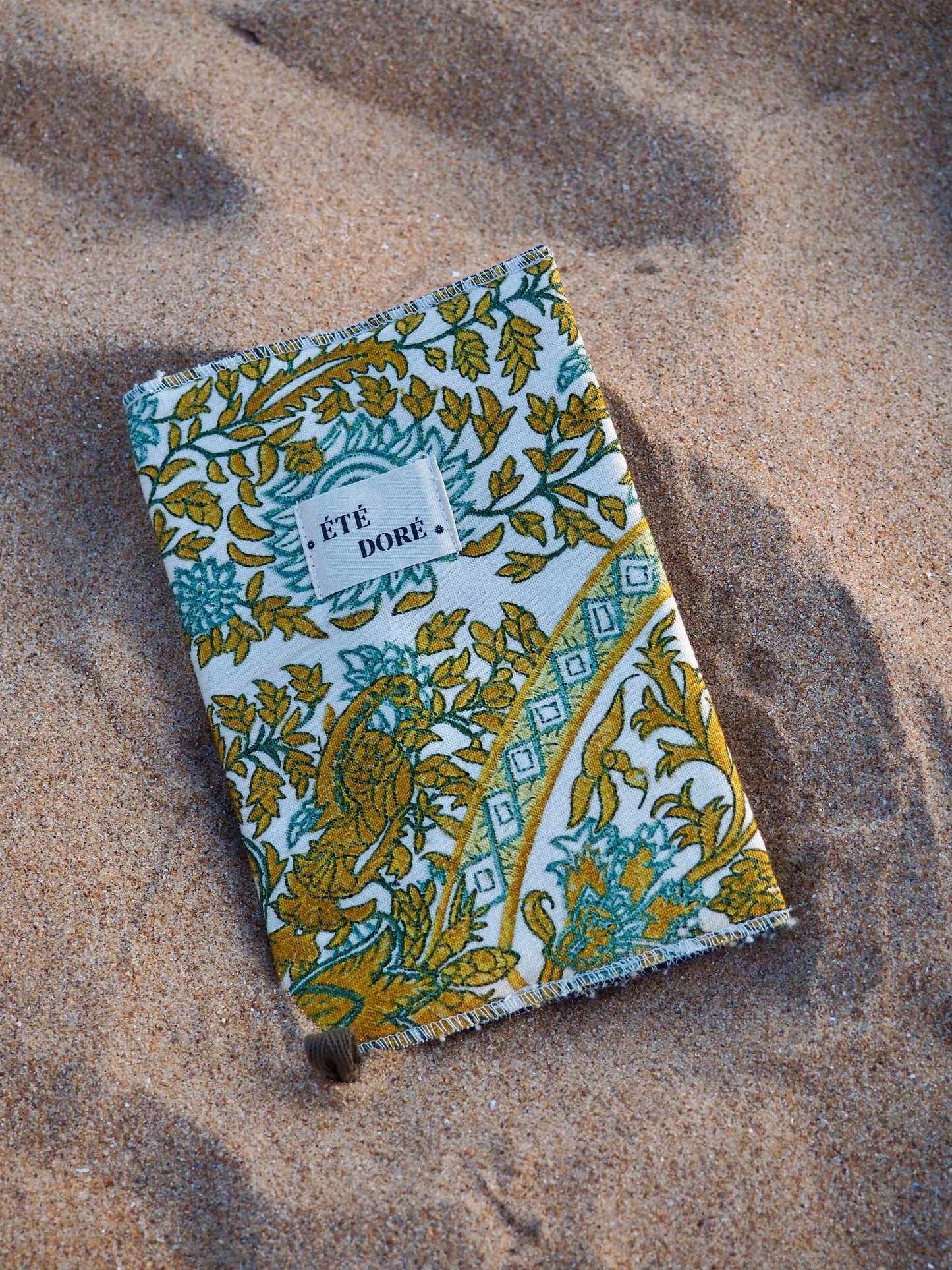 Protège livre soleil citron