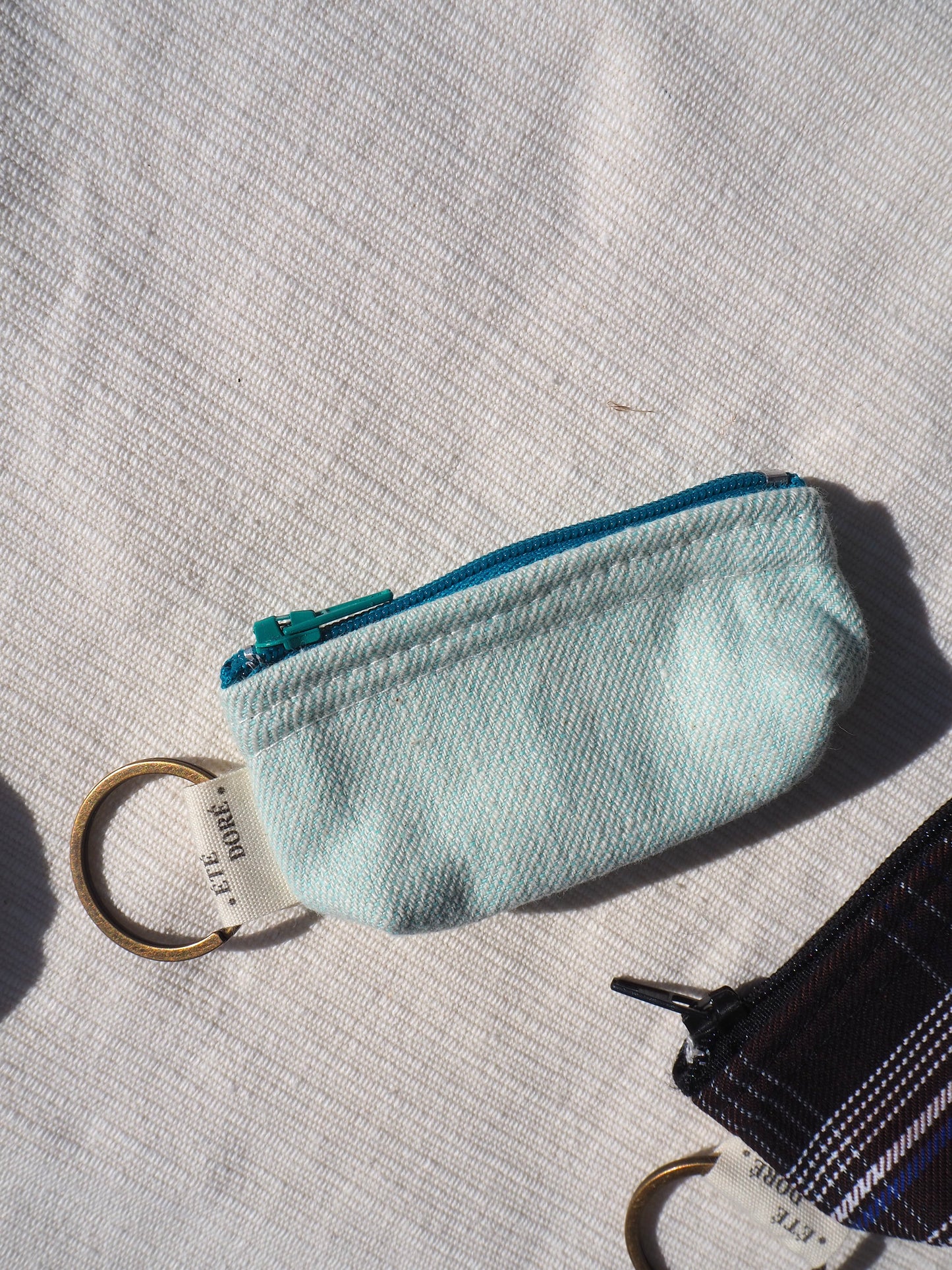 Porte-clés - Turquoise Blanc