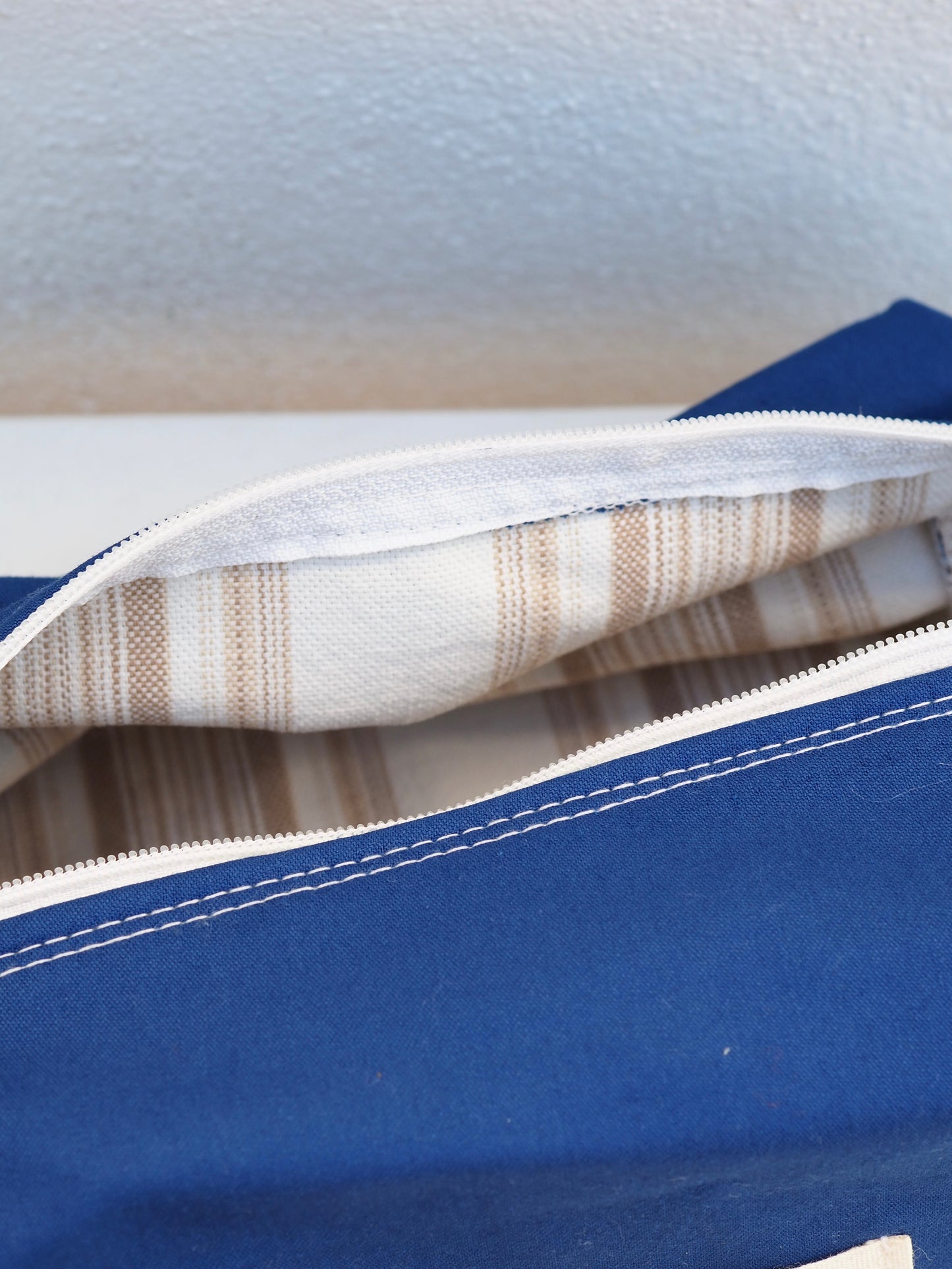 Trousse Carrée Medium - Bleu marine
