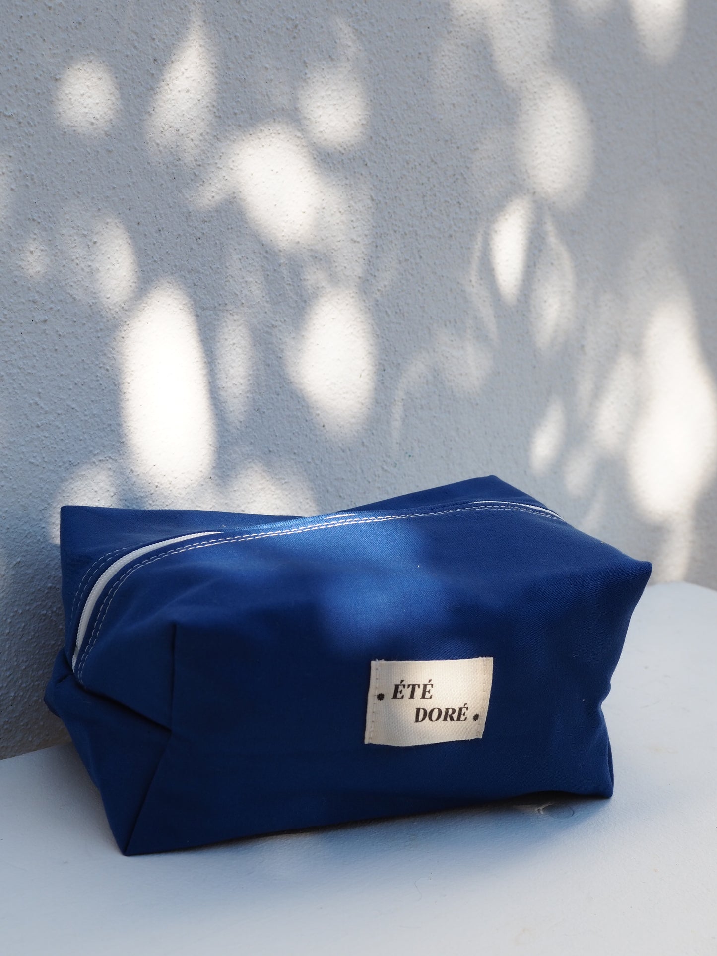 Trousse Carrée Medium - Bleu marine