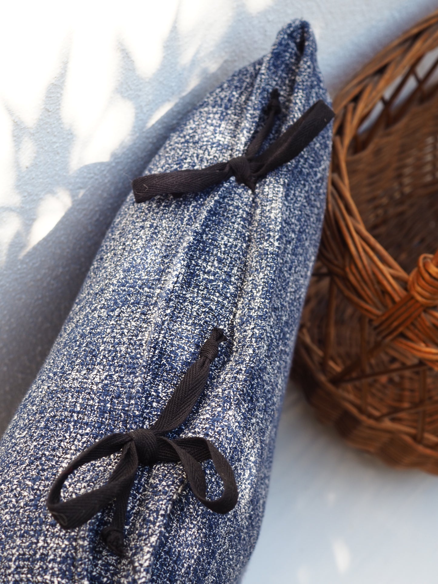 Grand coussin - Bleu doux