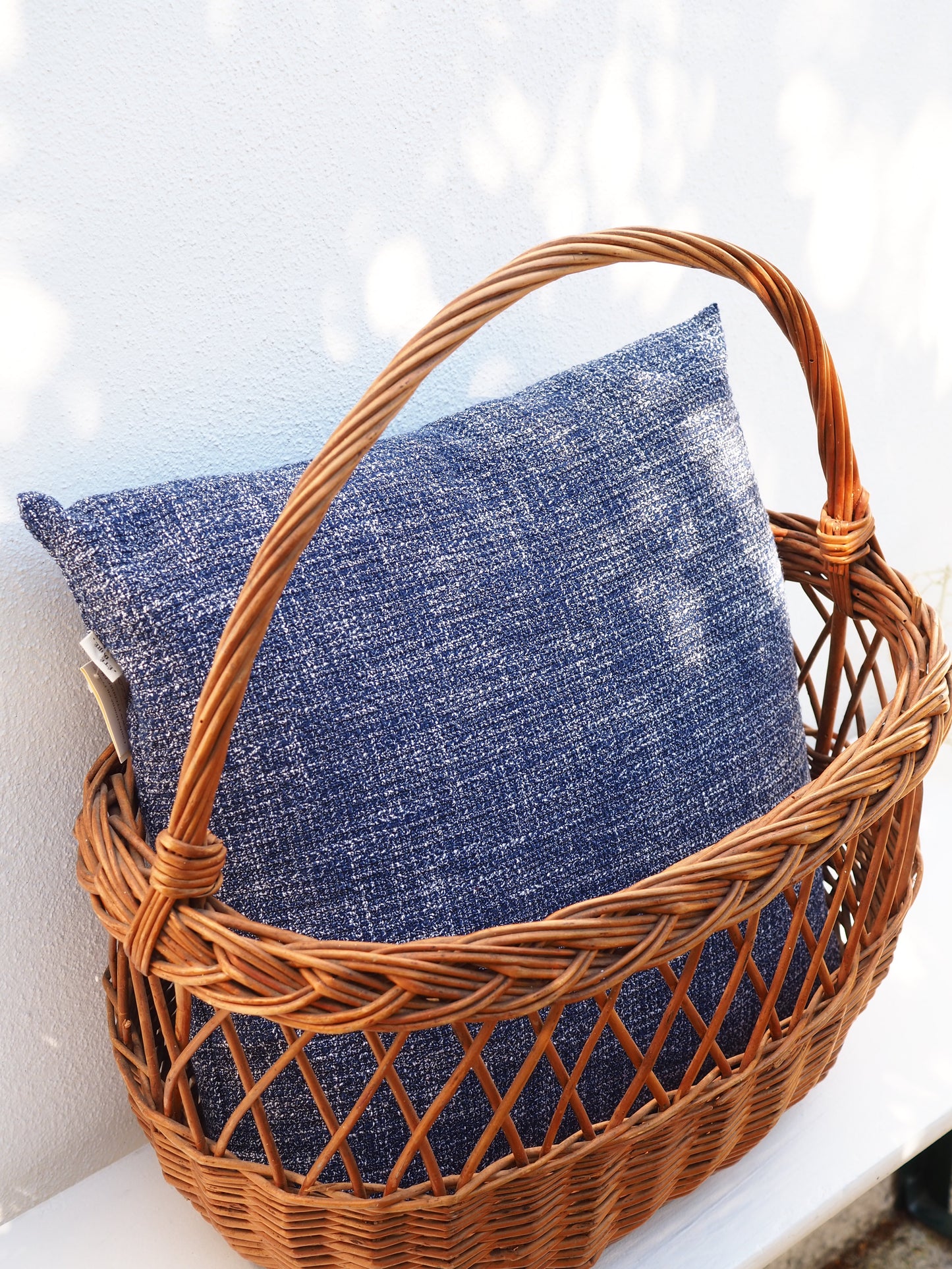 Grand coussin - Bleu doux