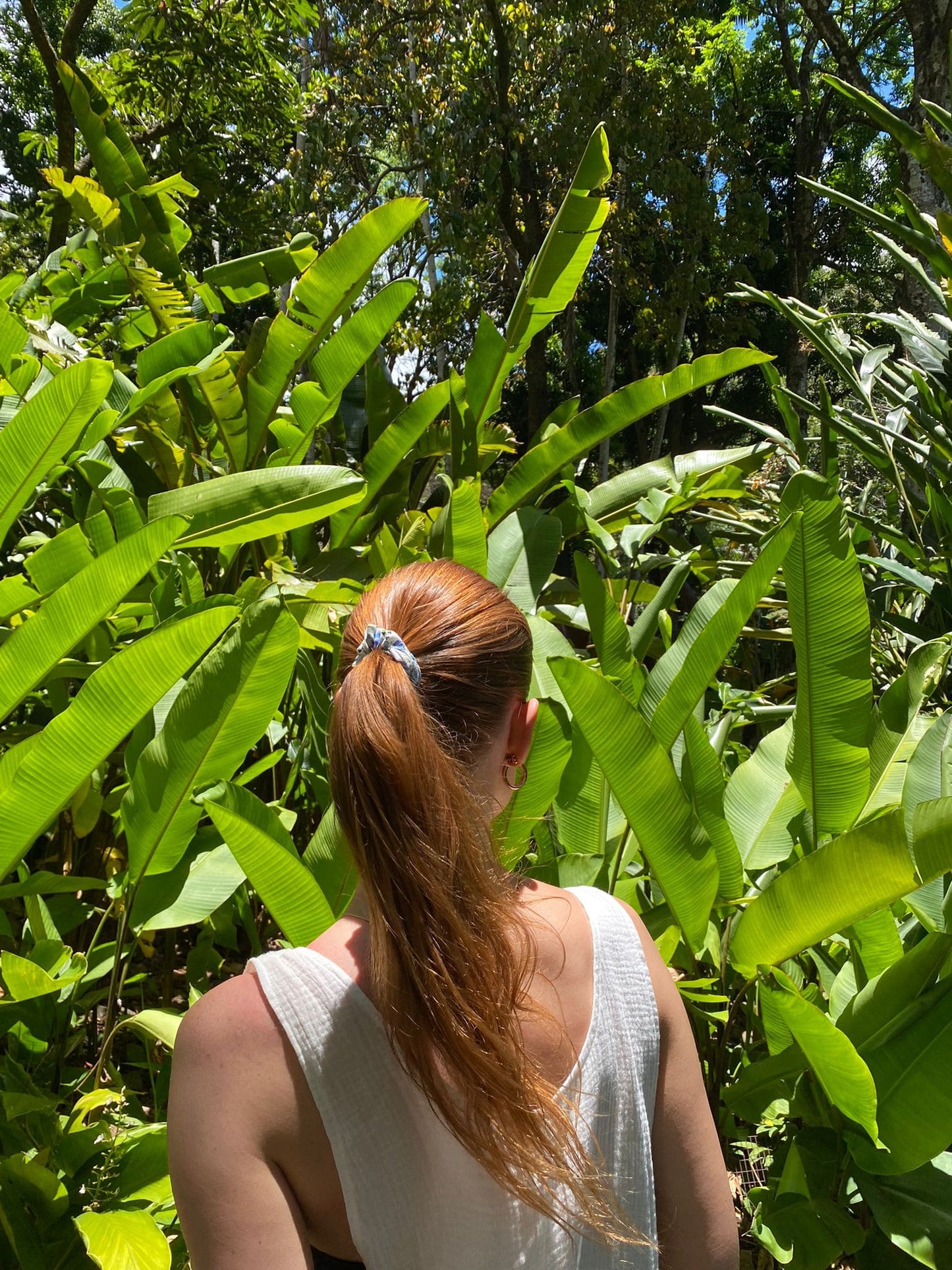 Chouchou Fleurs Bleues - Petit