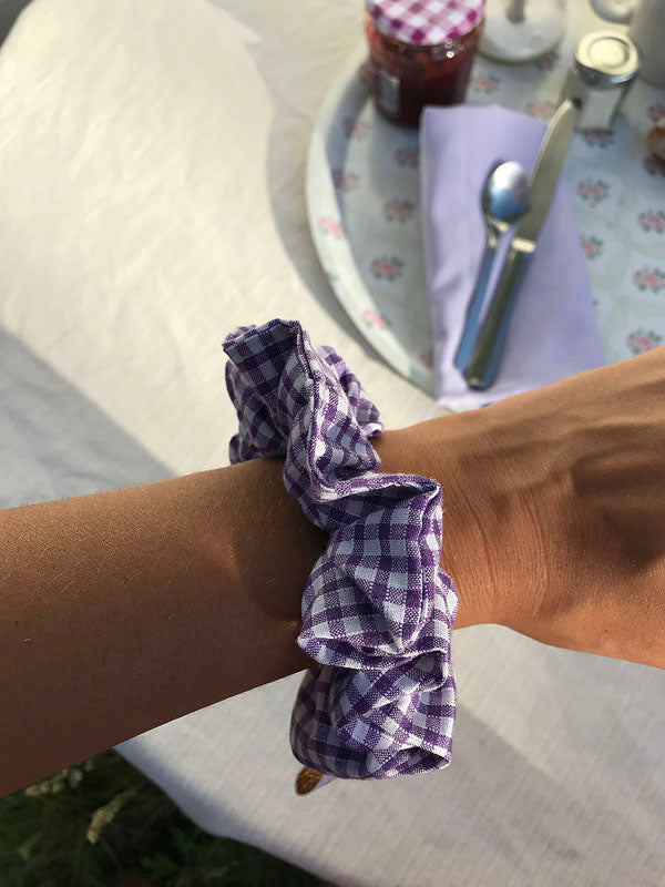Chouchou Vichy Violet - Classique