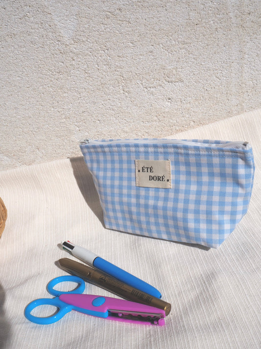 Trousse - Vichy Bleu