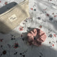 Chouchou classique - Fleurs ocre