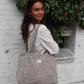 Tote Bag Zippé Poche - Beige meuble