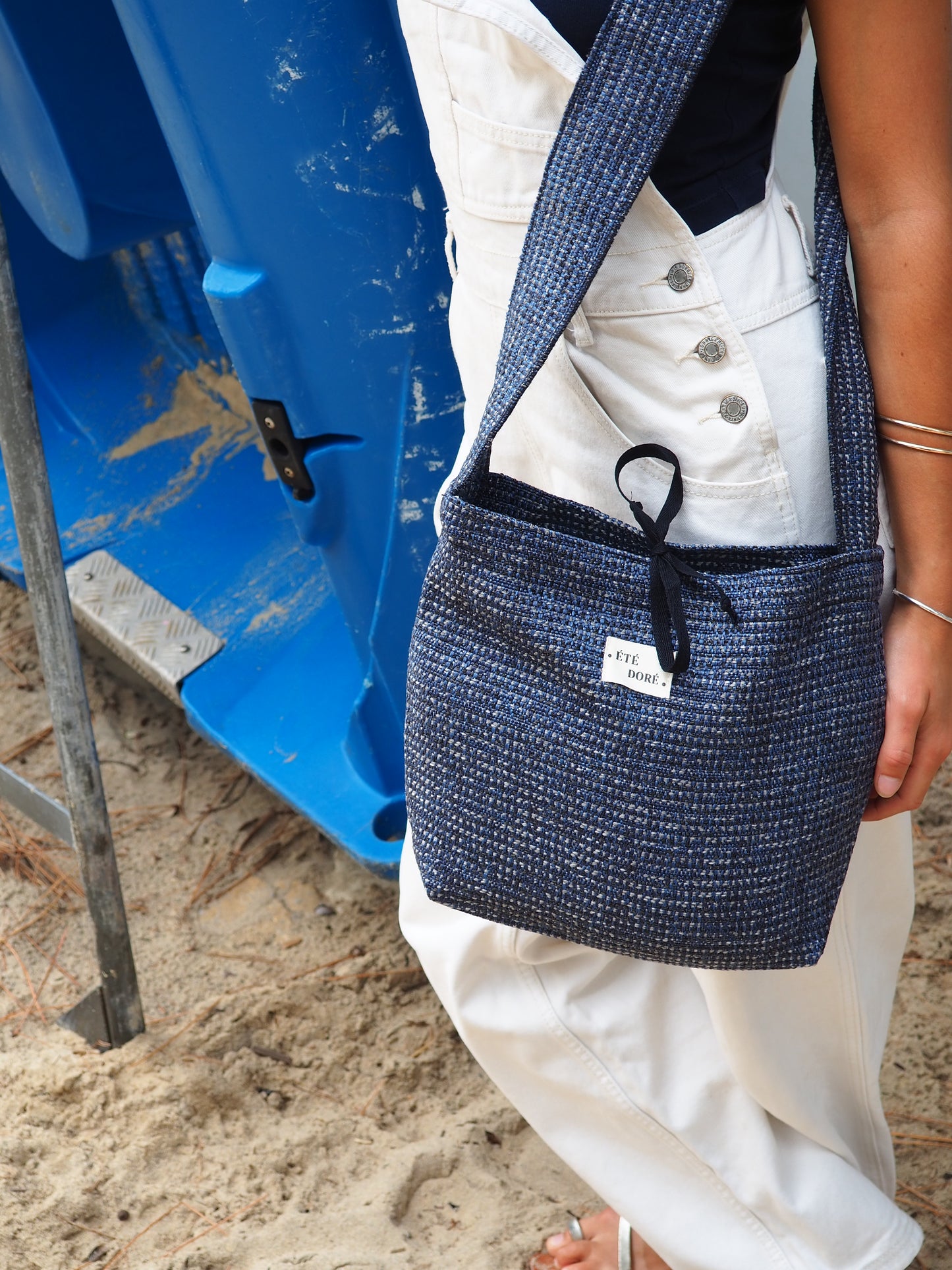 Sac à main poche - Bleu meuble