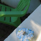 Chouchou classique - Doucette bleu et vert