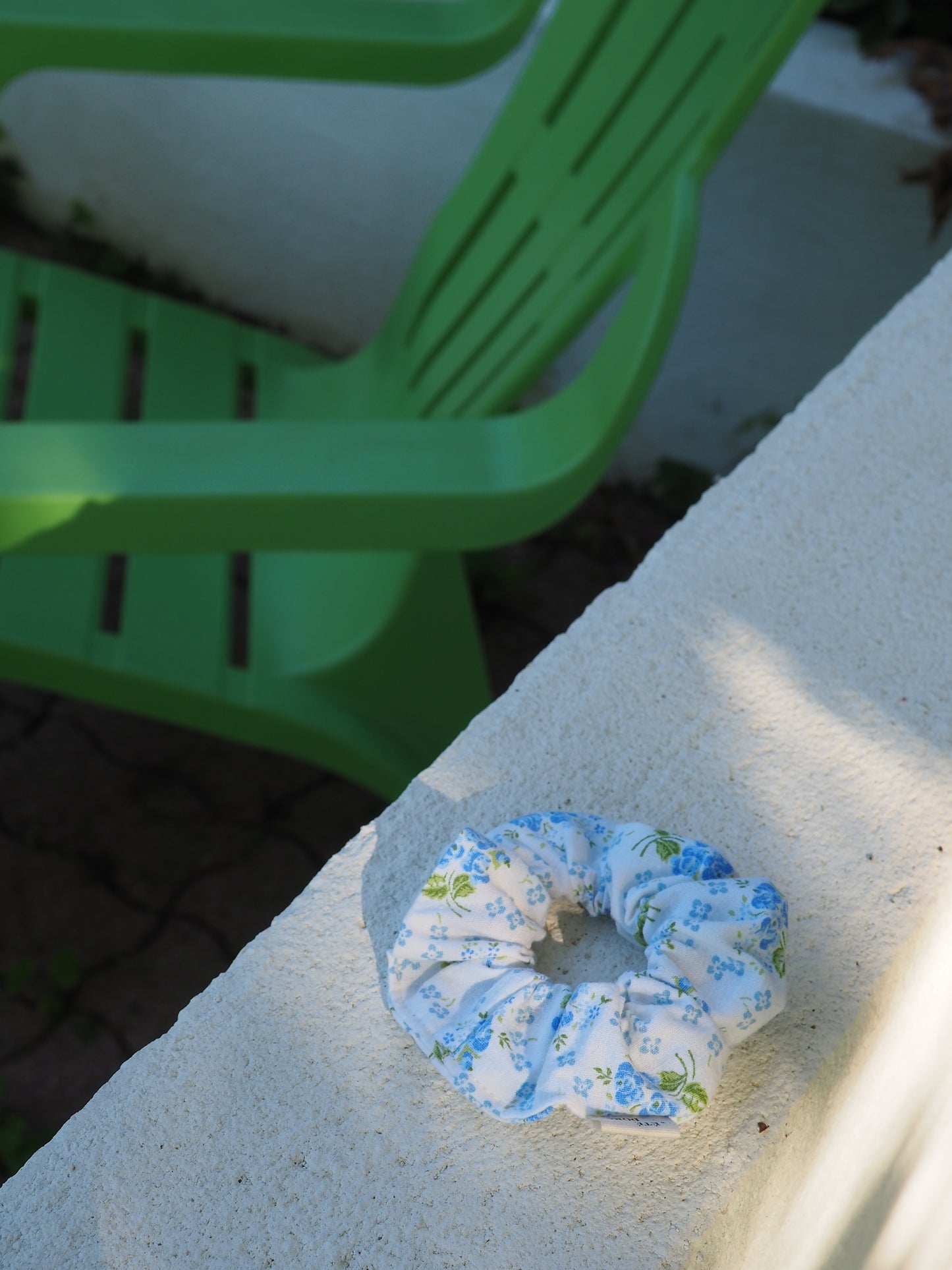Chouchou classique - Doucette bleu et vert