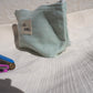 Trousse - Turquoise Blanc