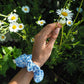 Chouchou classique - Vichy bleu clair