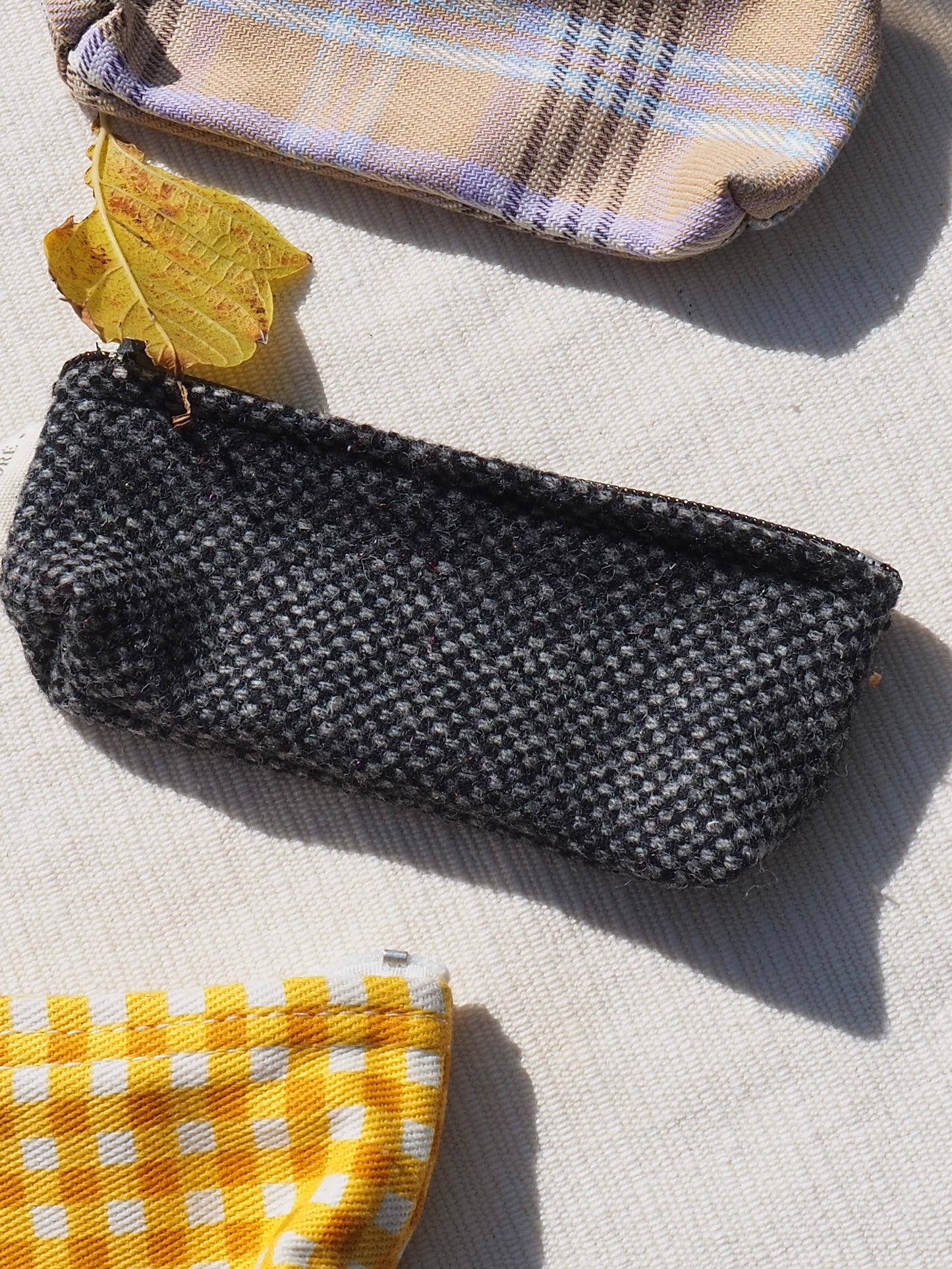 Trousse bijoux - Gris laine