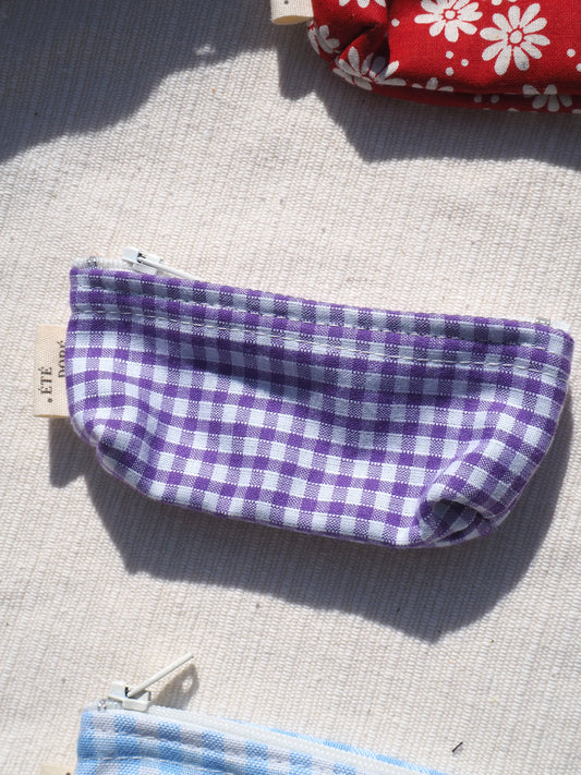 Trousse Bijoux - Vichy Violet