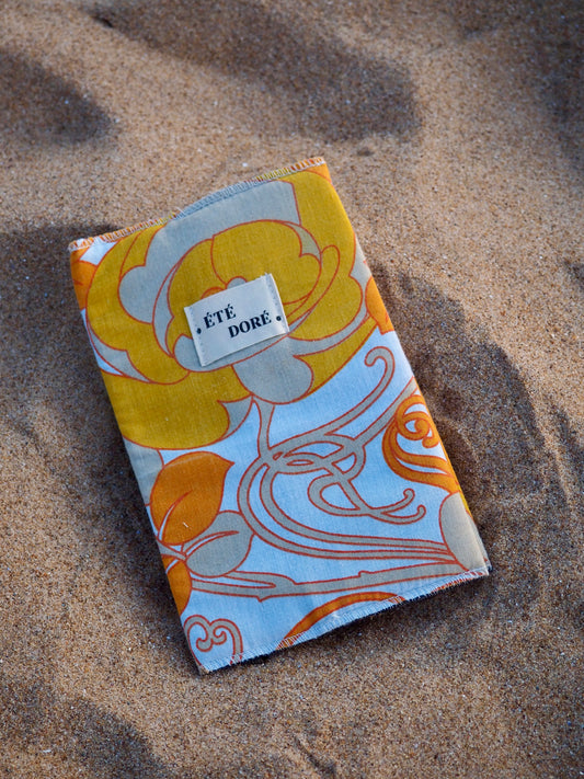 Protège livre 70´s orange