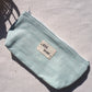 Trousse - Turquoise Blanc