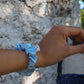 Chouchou petit - Satiné bleu clair