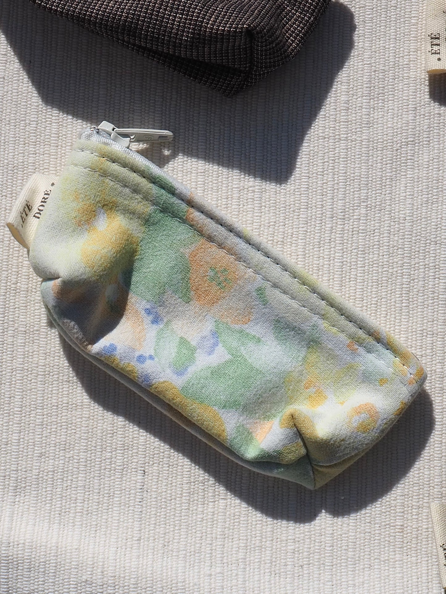 Trousse Bijoux - Fleurs Vintage Jaune