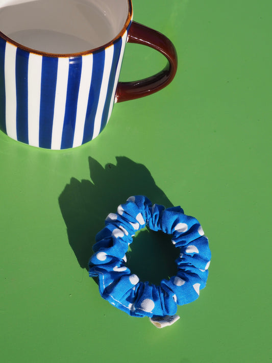Chouchou petit - Daisy bleu électrique