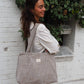 Tote Bag Zippé Poche - Beige meuble