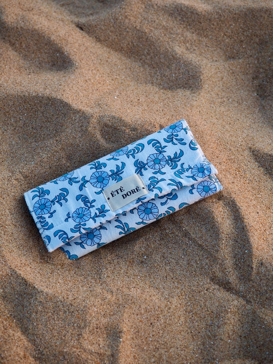 Étui à lunettes fleurs canard