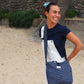 Sac à main poche - Bleu meuble
