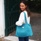 Tote Bag Zippé Poche - Canard