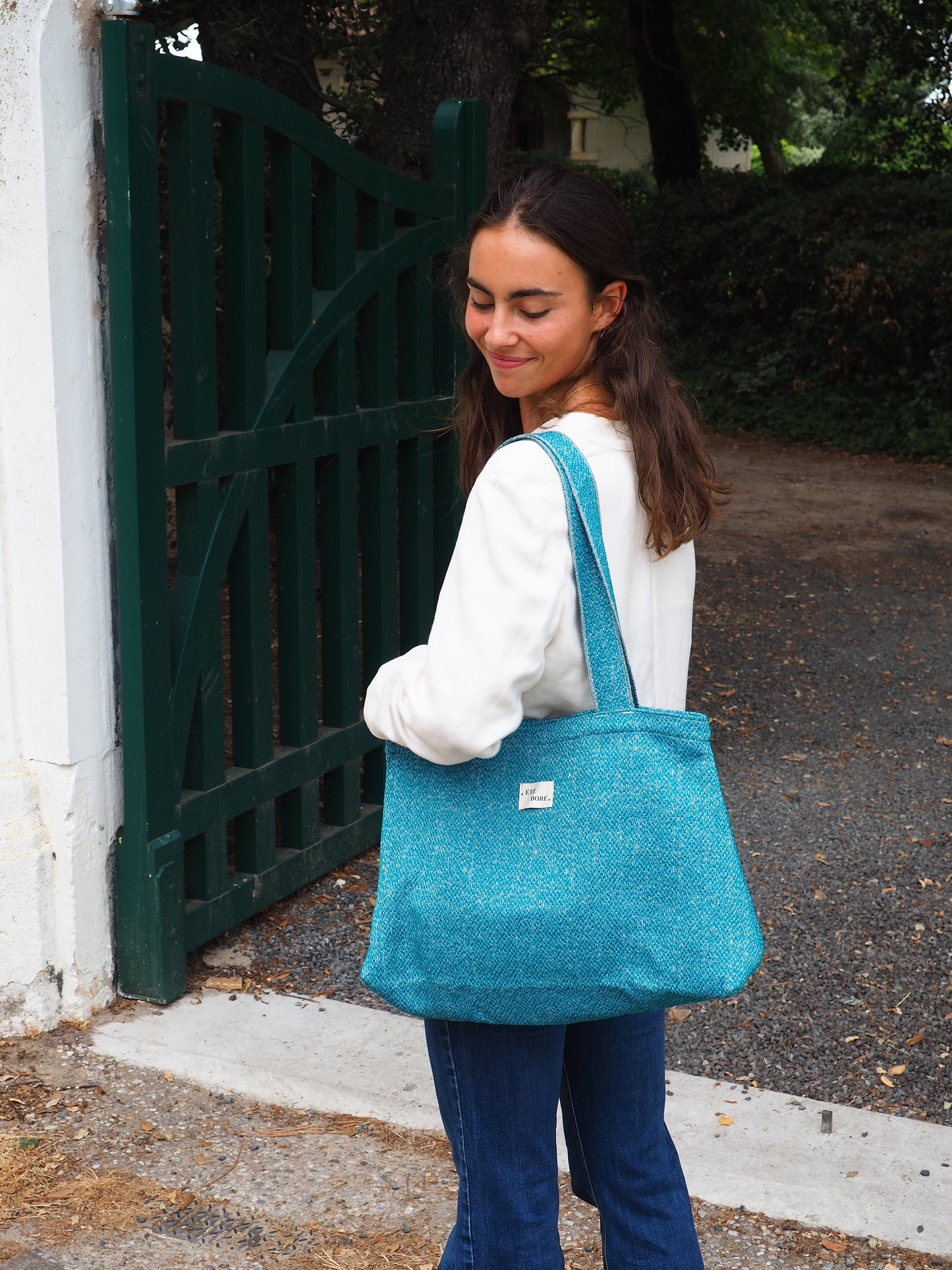 Tote Bag Zippé Poche - Canard
