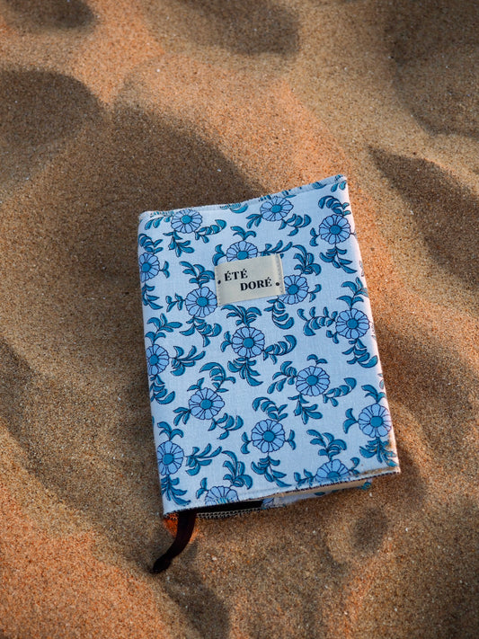 Protège livre fleurs canard