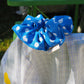 Chouchou classique - Daisy bleu électrique