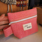 Petite pochette couverture - Rose