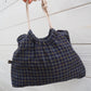 Sac à main tartan sombre