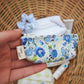 Trousse Bijoux - Fleurs Bleues