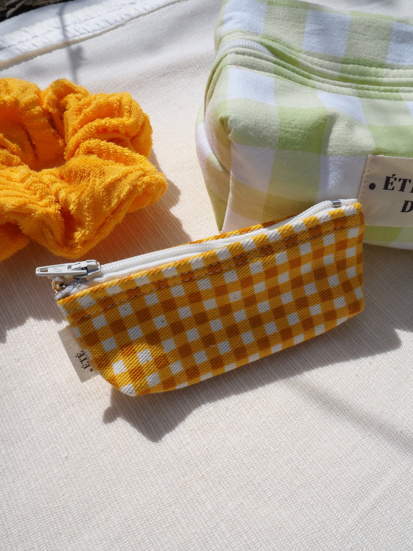 Trousse Bijoux - Vichy Jaune