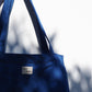 Tote bag poche - Cobalt motifs