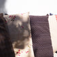 Grand coussin - Marron carreaux